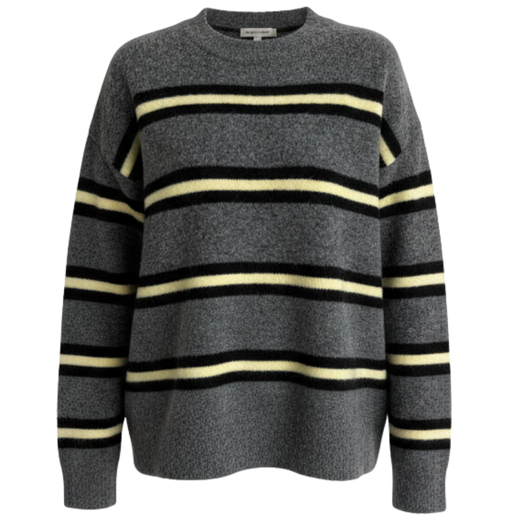 Blvck Pull Rayé Contrast – Anthracite