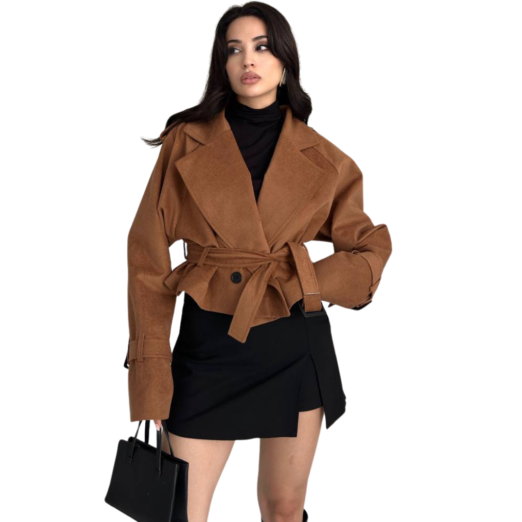 Blvck Veste Suède Courte