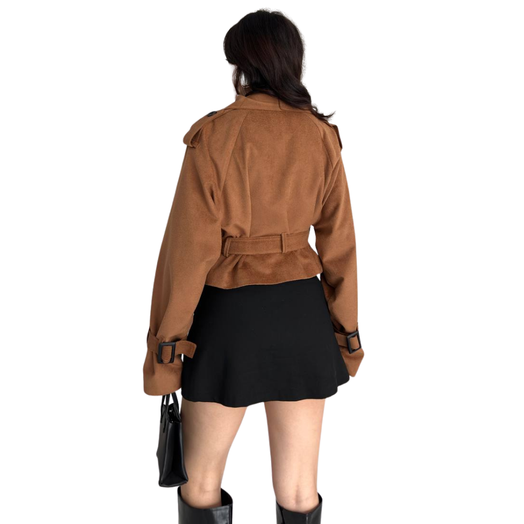 Blvck Veste Suède Courte