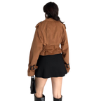 Blvck Veste Suède Courte