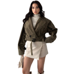 Blvck Veste Suède Courte