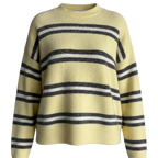 Blvck Pull Rayé Pastel – Jaune