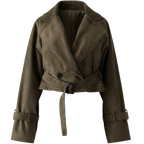 Blvck Veste Suède Courte