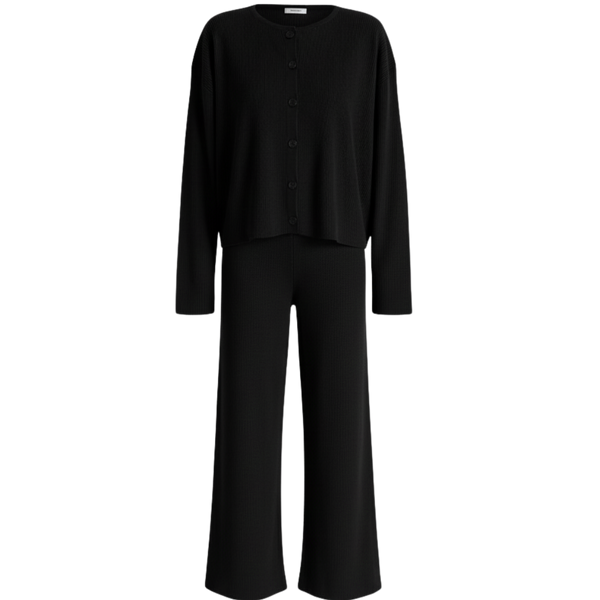 Blvck Soft Knit Set - Siyah / S