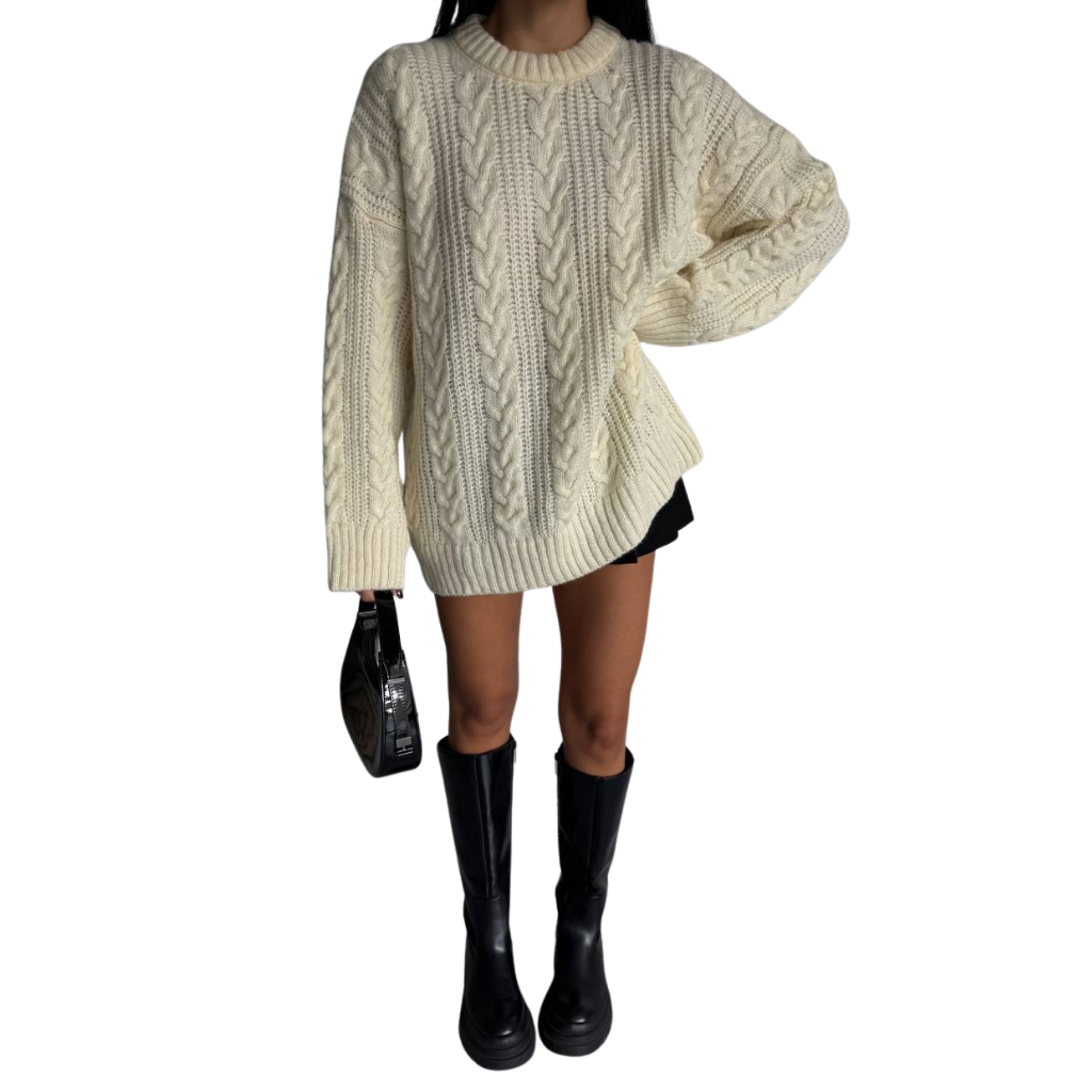 Blvck Cable Knit Sweater