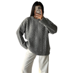 Blvck Cable Knit Sweater