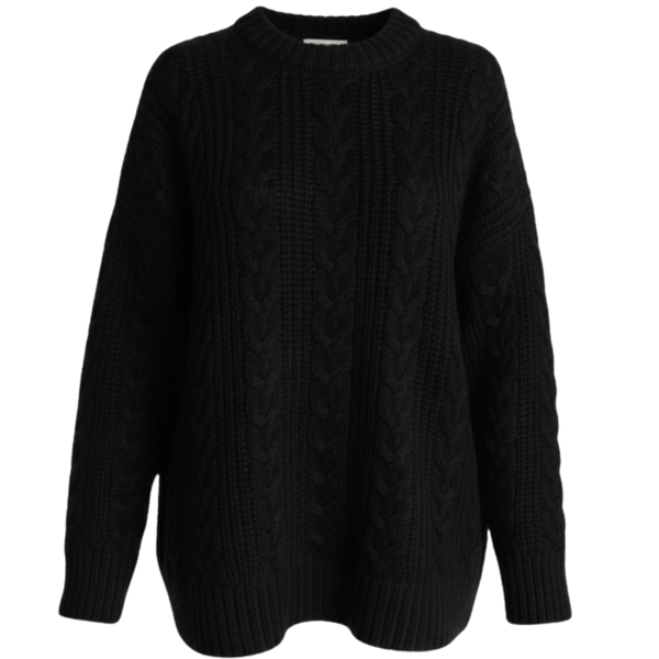 Blvck Cable Knit Sweater - Siyah / S