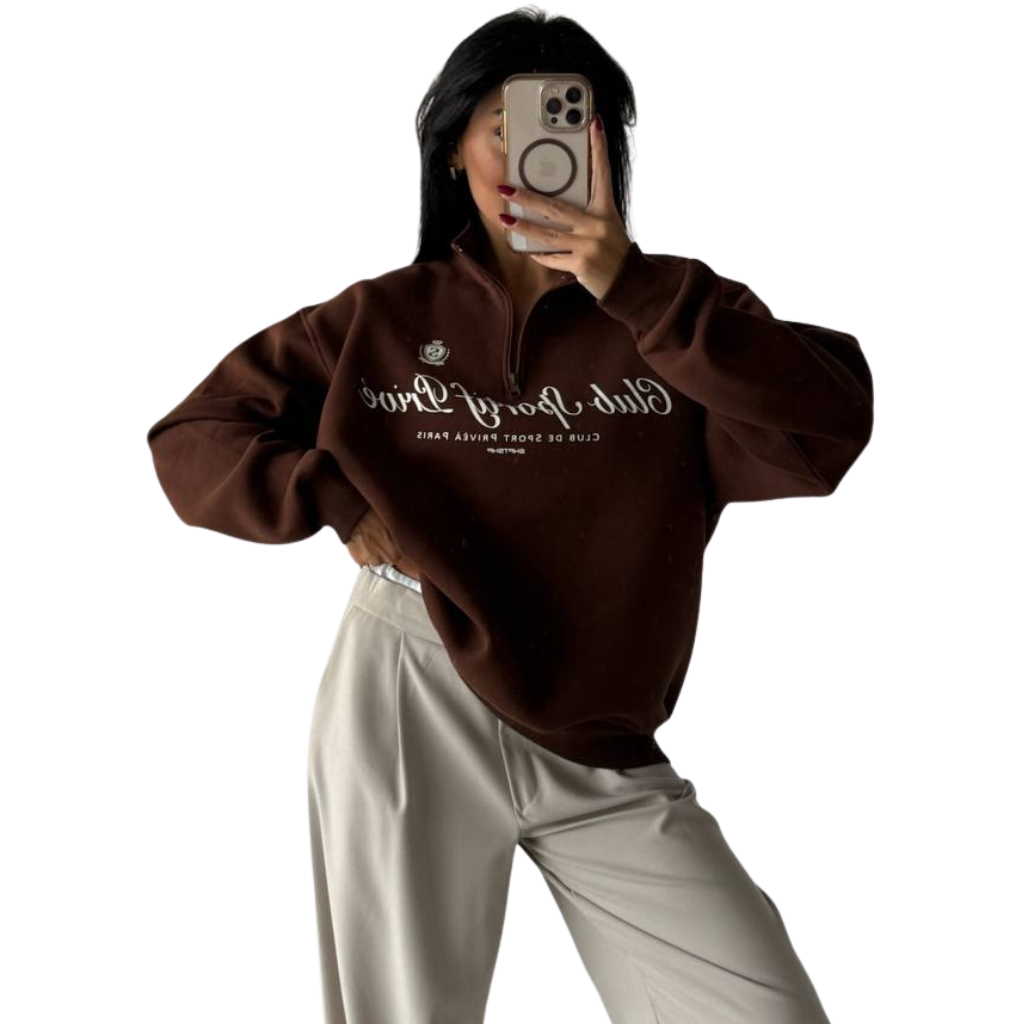 Sweat Demi-Zip Club Privé