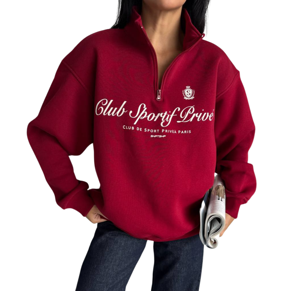 Sweat Demi-Zip Club Privé