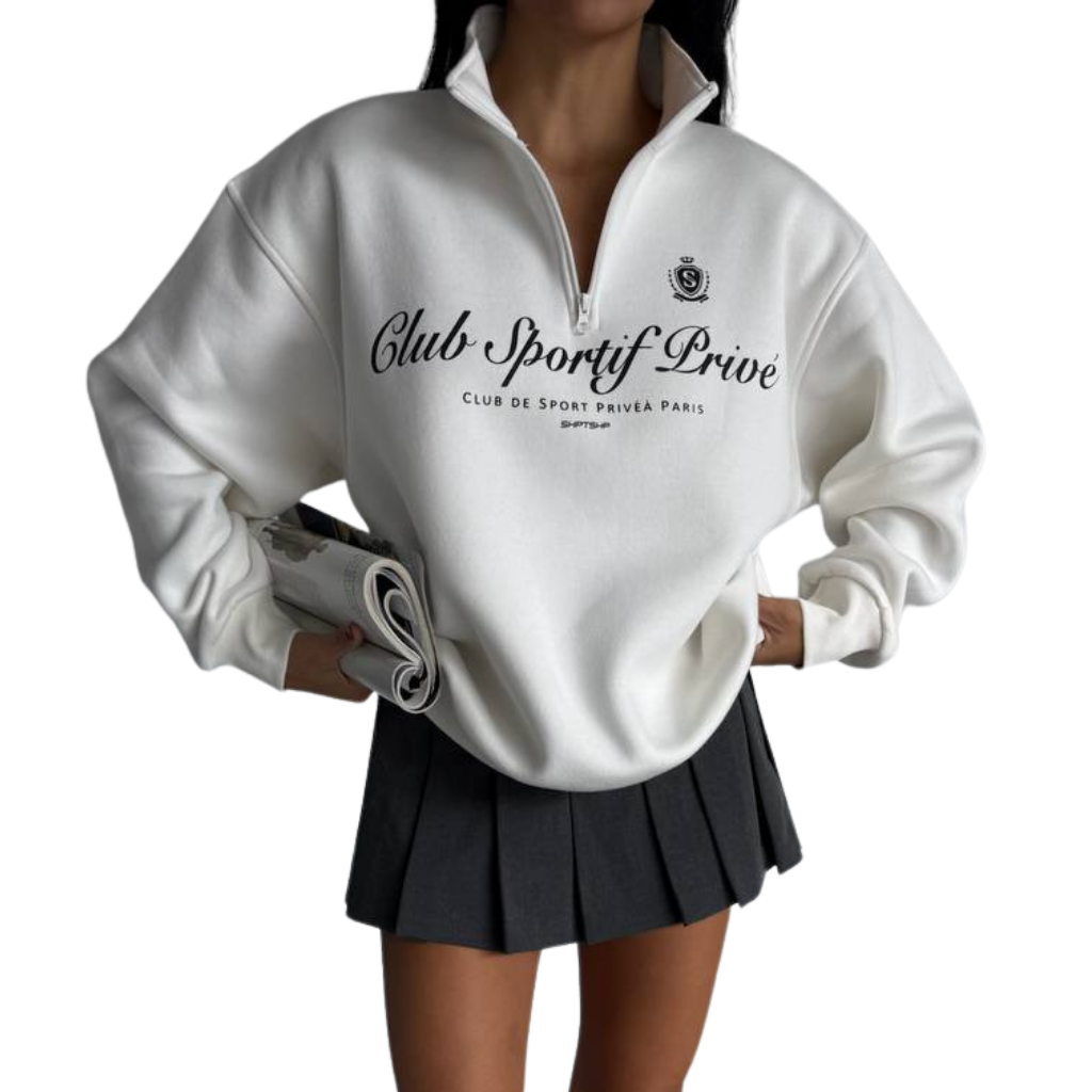 Sweat Demi-Zip Club Privé