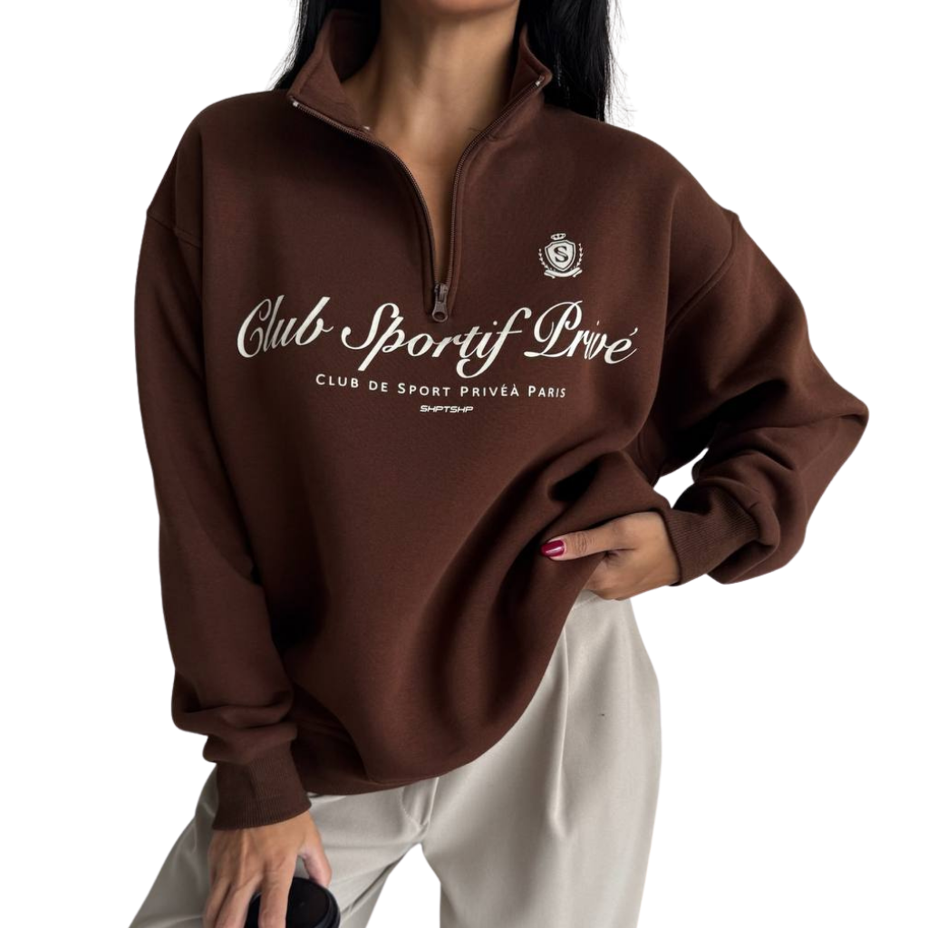 Sweat Demi-Zip Club Privé