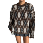 Vintage Argyle Sweater