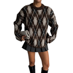 Vintage Argyle Sweater