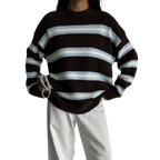 Blvck Pull Rayé Froid – Brown