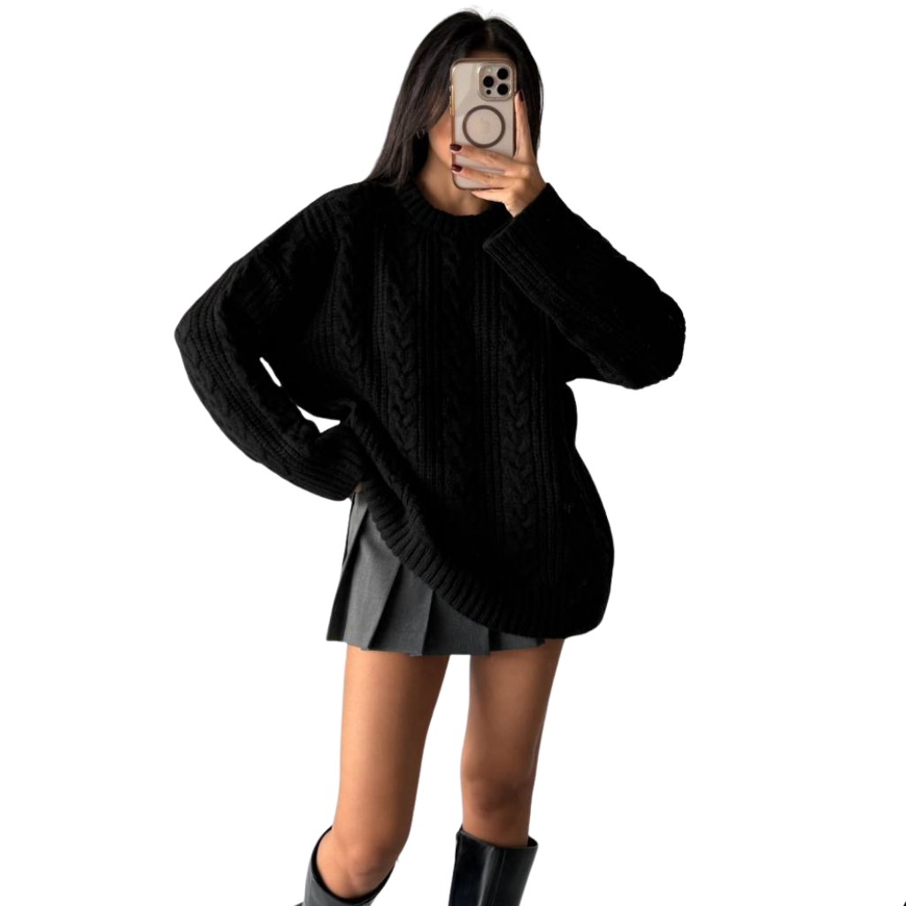 Blvck Cable Knit Sweater