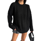 Blvck Cable Knit Sweater
