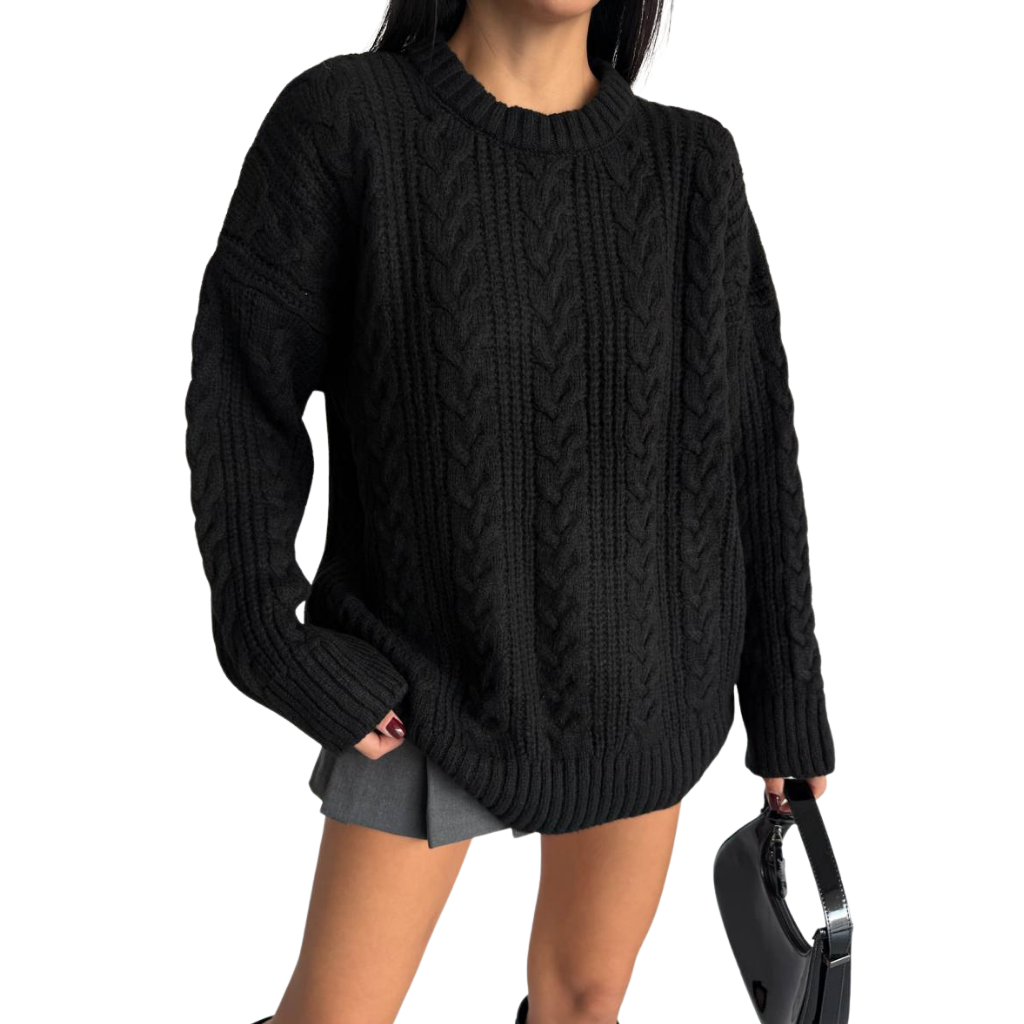 Blvck Cable Knit Sweater