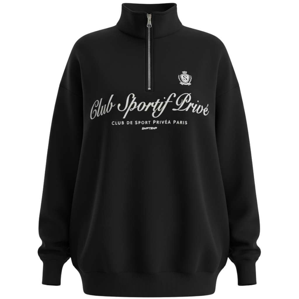 Sweat Demi-Zip Club Privé