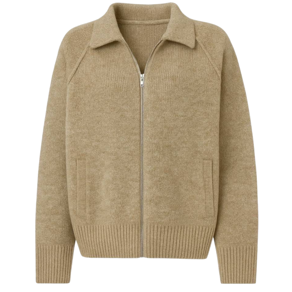 Blvck Knit Zip Jacket - Bej / S