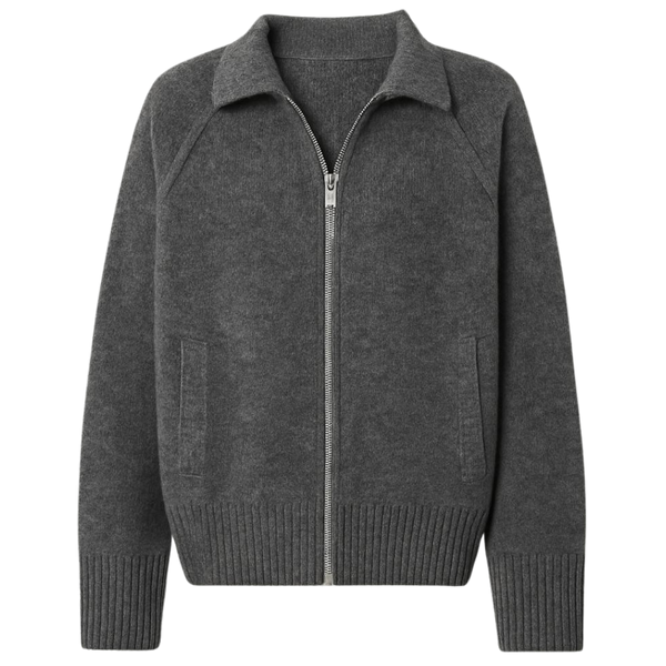 Blvck Knit Zip Jacket - Beyazlamış / S