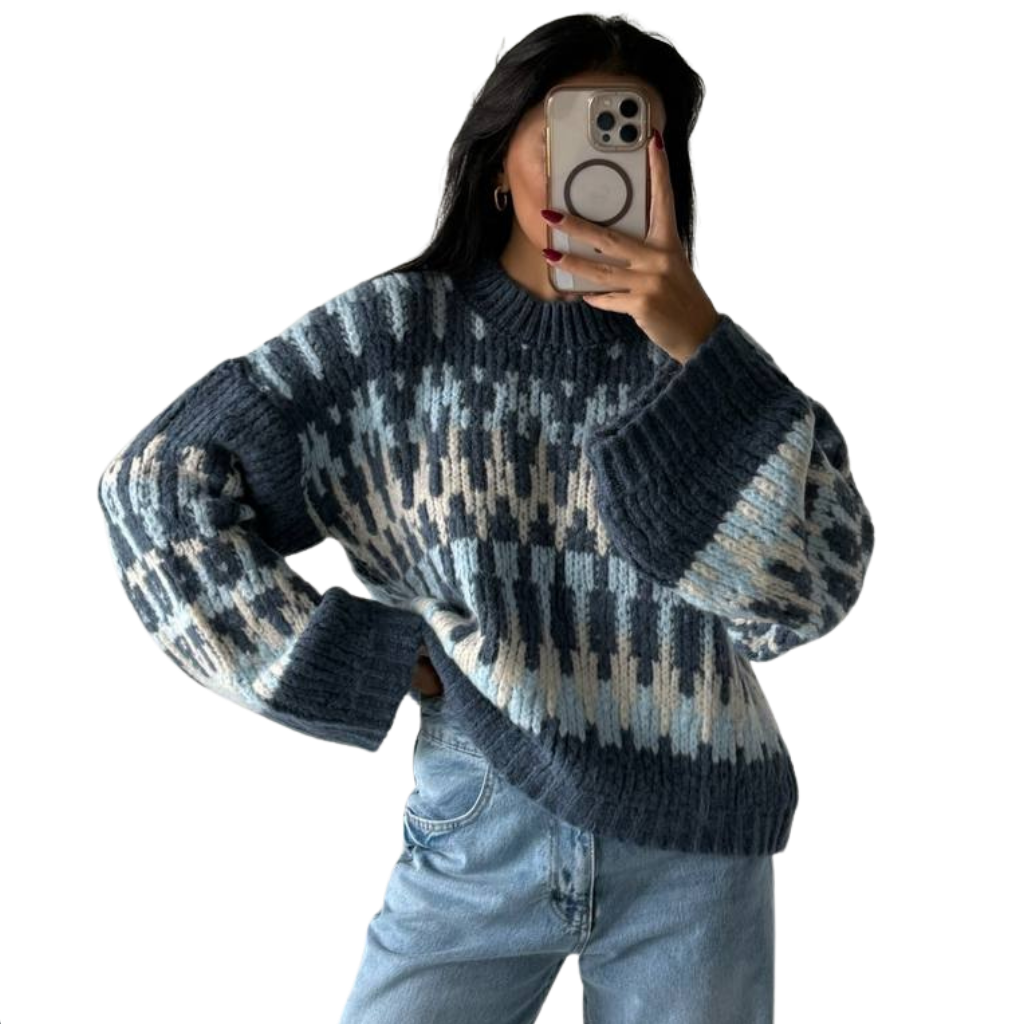 Pull Norvégien Luxe – Gris