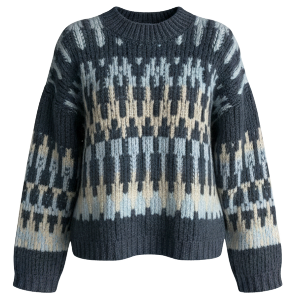 Pull Norvégien Luxe – Gris