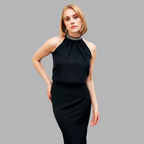 Blouse à Col Détail