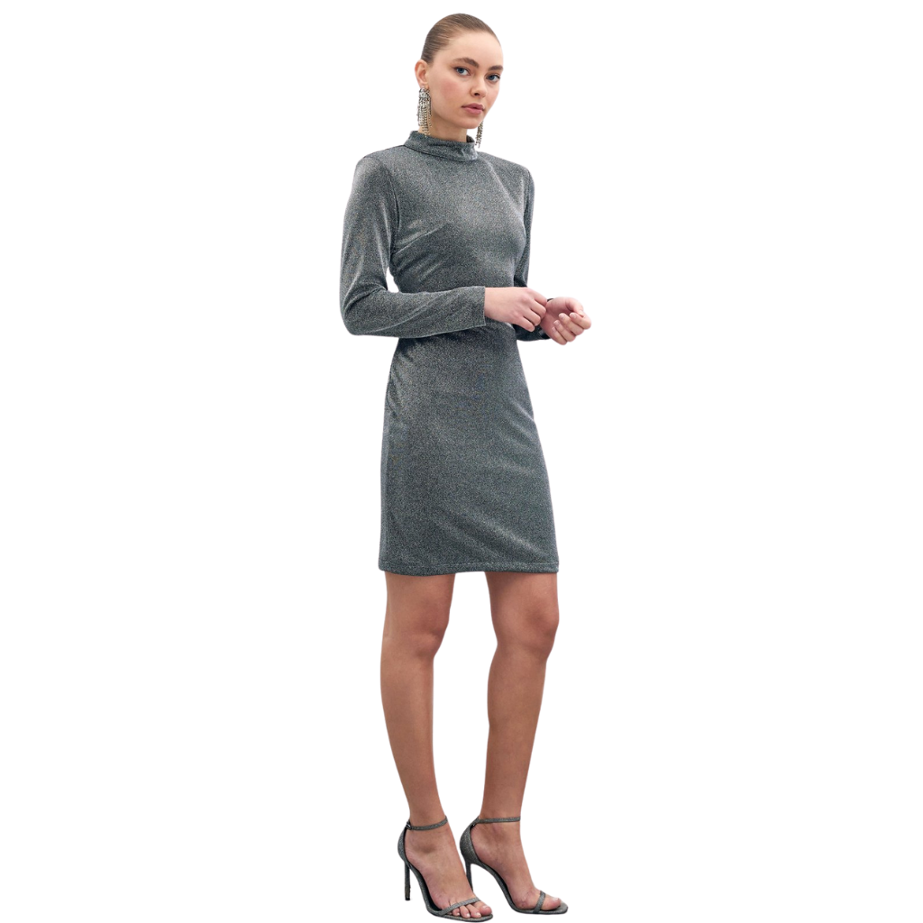 Blvck Simli Kısa Elbise