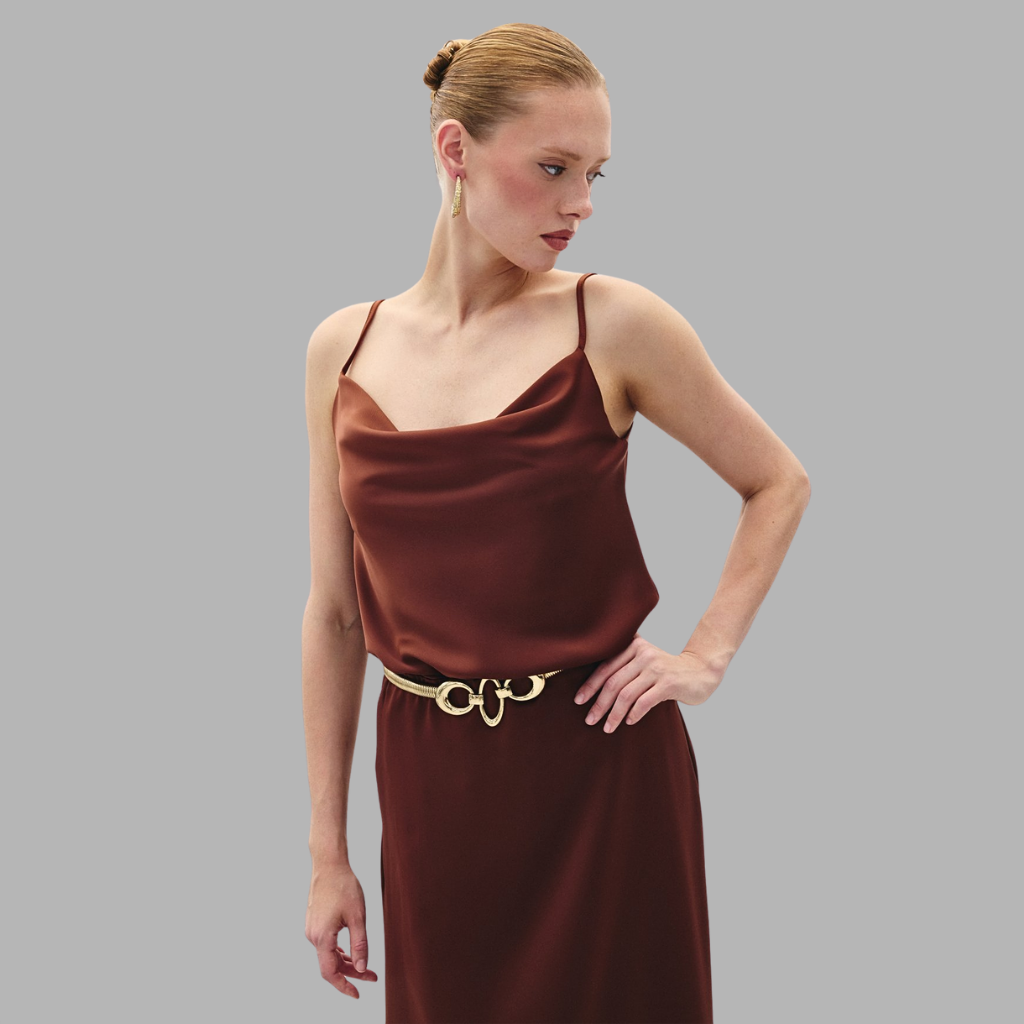 Blvck Degaje Saten Bluz