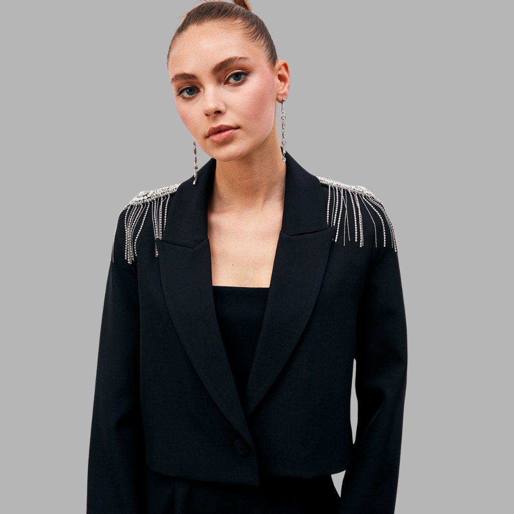 Blvck Accent Crop Jacket