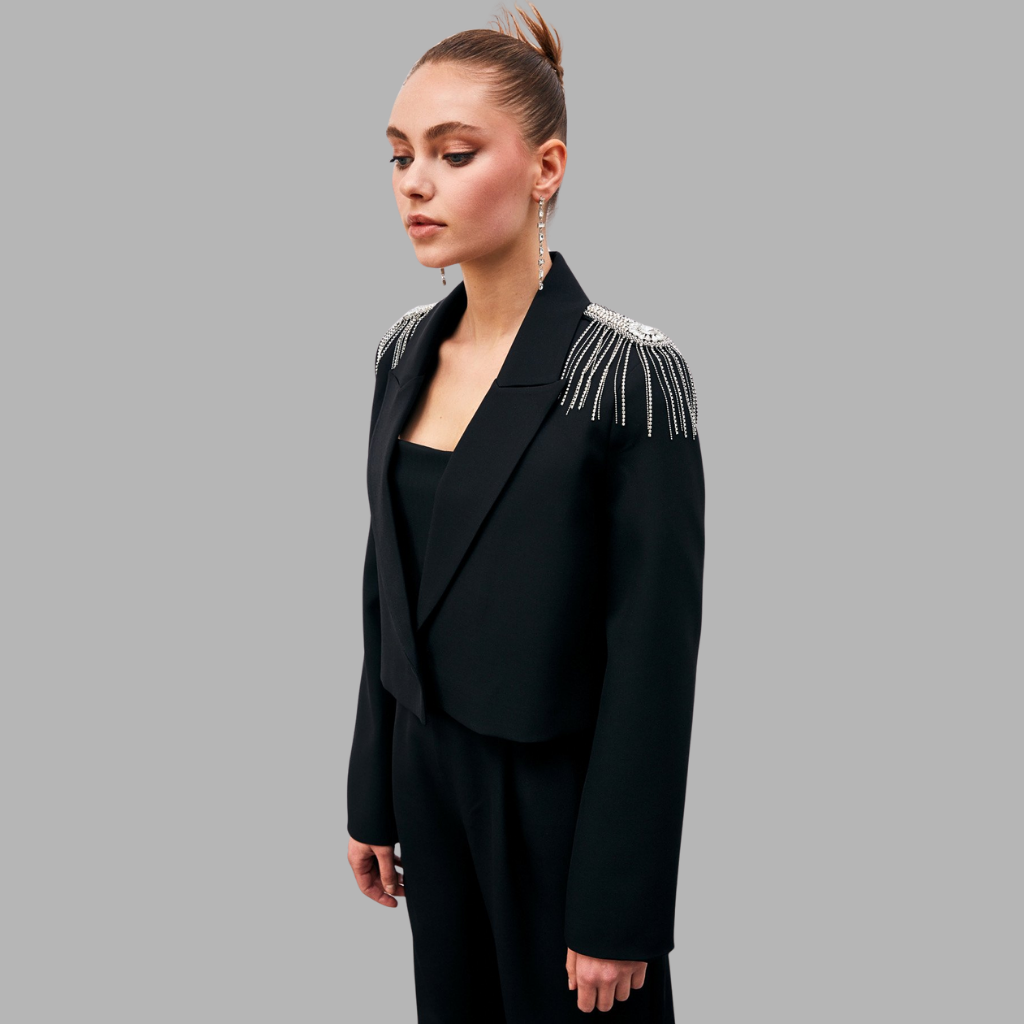 Blvck Accent Crop Jacket