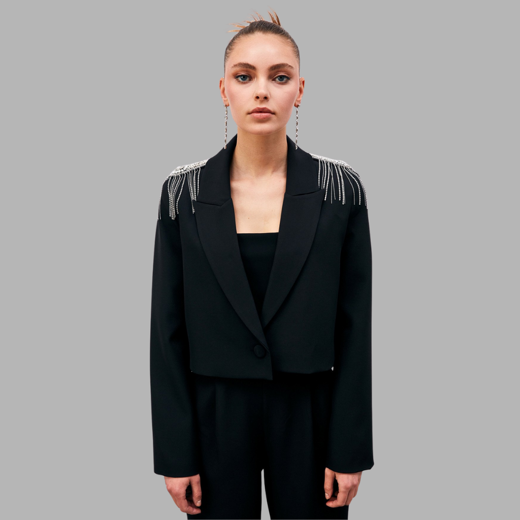 Blvck Accent Crop Jacket