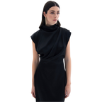 Blvck Düğme Detaylı Uzun Elbise