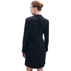 Blvck Kruvaze Saten Elbise