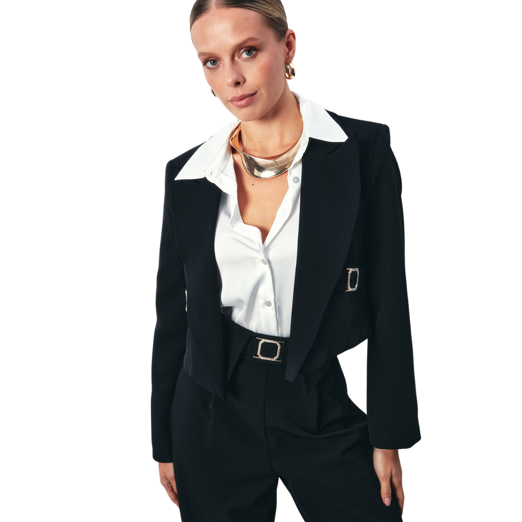 Blvck Tokalı Kısa Ceket