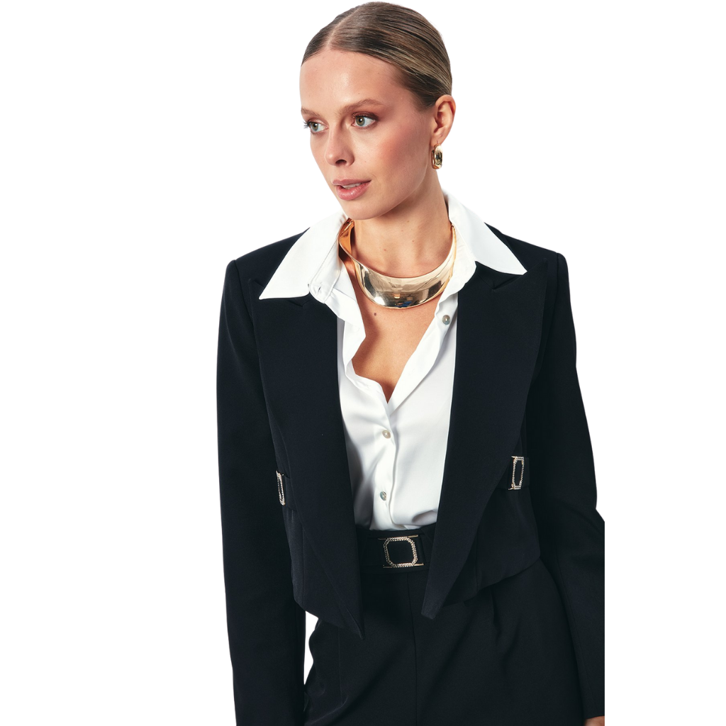 Blvck Tokalı Kısa Ceket